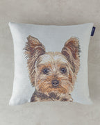 Stuffed Cushion 45x45 cm Ecru - Gray