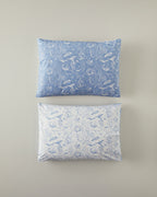 Cotton 2 pcs Pillow Case 50x70 cm Dark Blue (view 2)