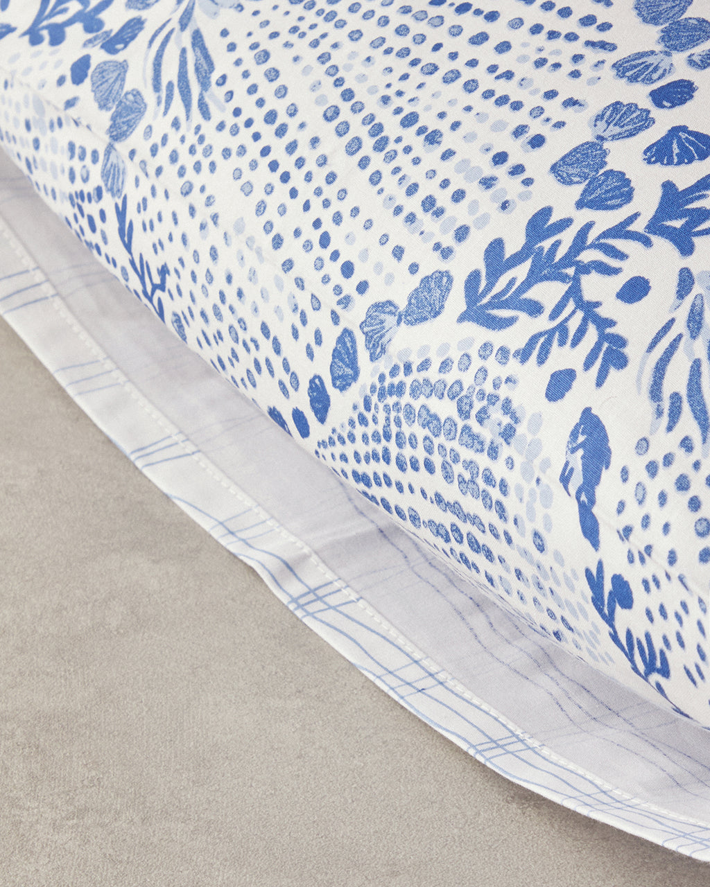 Cotton 2 pcs Pillow Case 50x70 cm Blue (view 4)