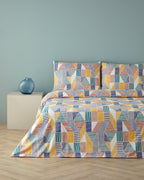 Sea Marine Cotton Duvet Cover Set Red - Yellow (view 7)