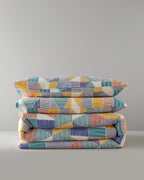 Sea Marine Cotton Duvet Cover Set Red - Yellow (view 12)