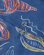 Sea Dreams Cotton Double Size Duvet Cover Set 200x220 cm Dark Blue (view 5)