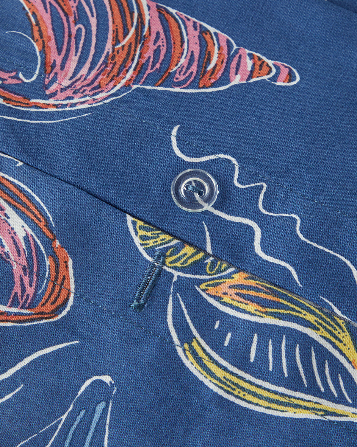 Sea Dreams Cotton Double Size Duvet Cover Set 200x220 cm Dark Blue (view 5)