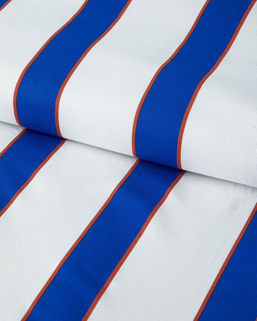 Marine Stripe Cotton Duvet Cover Set (view 13)