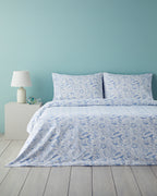 Marine Stripe Cotton Duvet Cover Set (view 22)