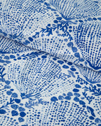 Cotton Duvet Cover Set Blue (view 13)