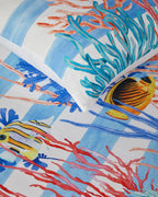 Soft Cotton with Digital Print Double Size Duvet Cover Set 200x220 cm Blue (view 4)