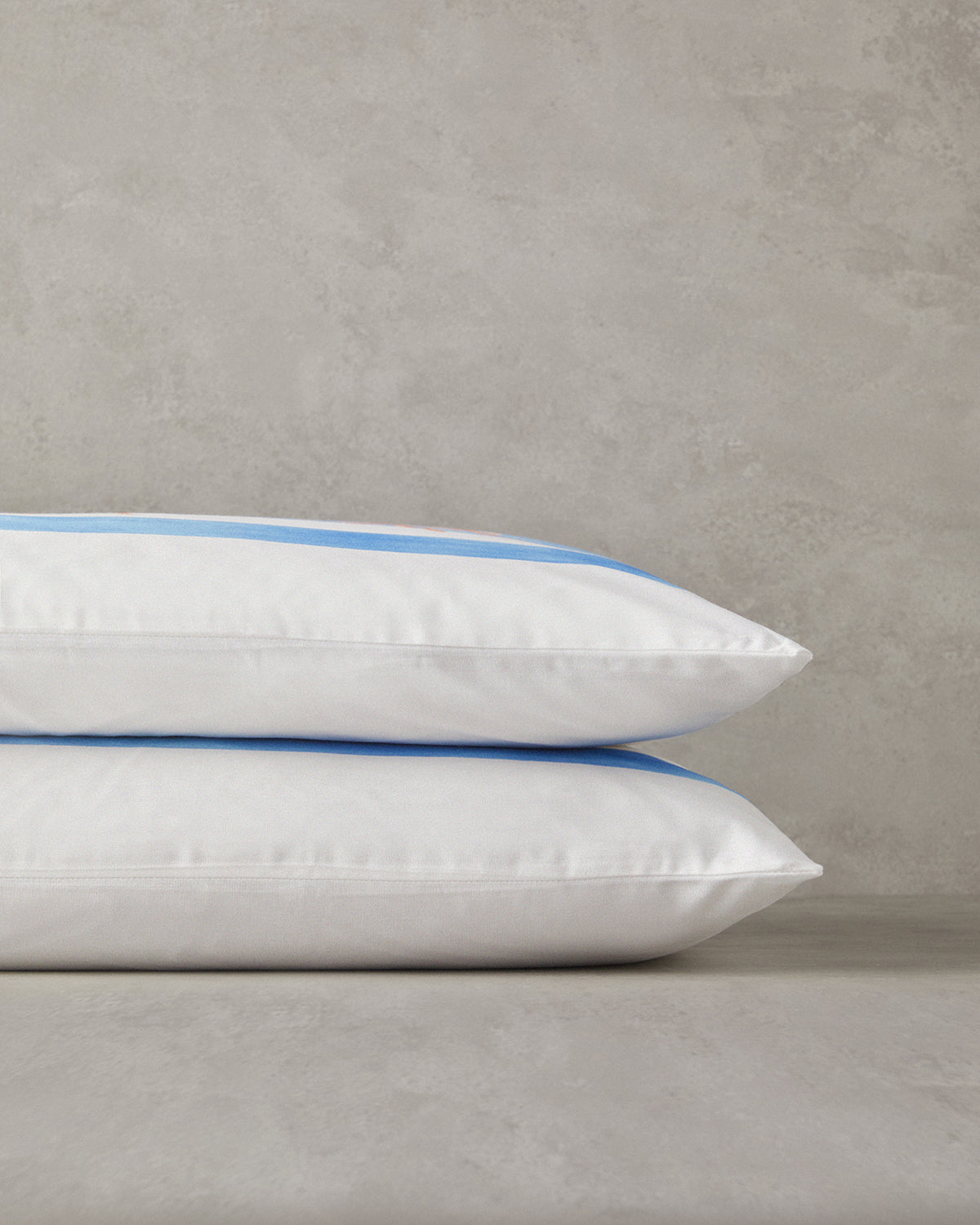 Soft Cotton with Digital Print 2 pcs Pillow Case 50x70 cm Blue (view 3)