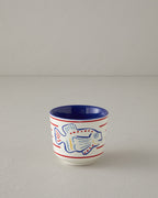 Blue Fish Stoneware 2 pcs Glass 270 ml Blue (view 5)