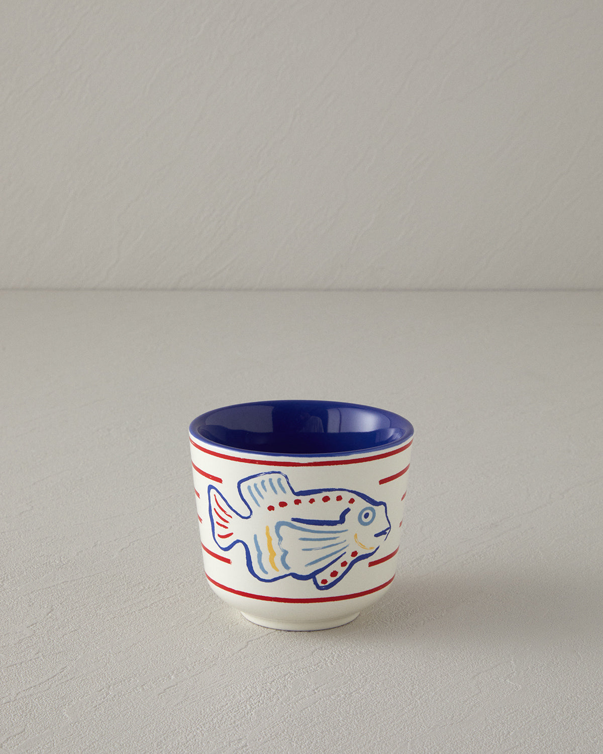 Blue Fish Stoneware 2 pcs Glass 270 ml Blue (view 5)