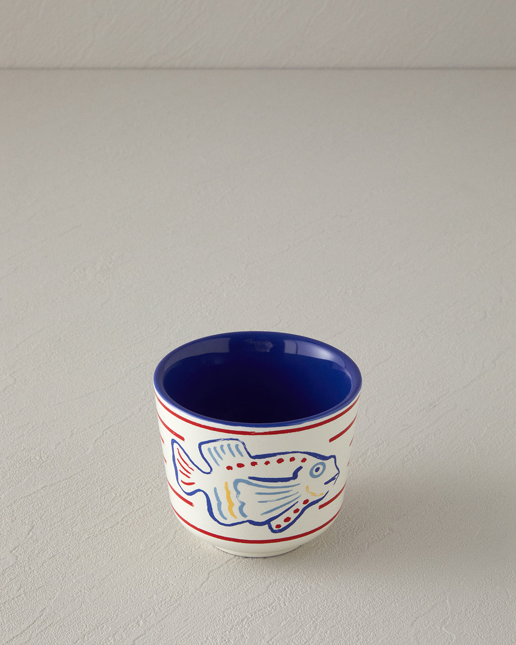 Blue Fish Stoneware 2 pcs Glass 270 ml Blue (view 6)