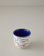 Blue Fish Stoneware 2 pcs Glass 270 ml Blue (view 6)