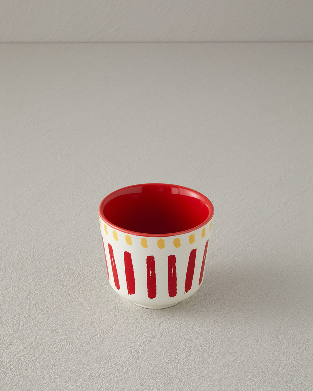 Red Fish Stoneware 2 pcs Glass 270 ml Red (view 6)