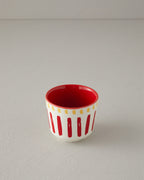 Red Fish Stoneware 2 pcs Glass 270 ml Red (view 6)