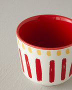 Red Fish Stoneware 2 pcs Glass 270 ml Red (view 7)