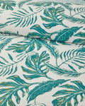 Tropical Breeze Printed Summer Blanket Set Green - Single 150x220 cm