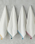 Colorful Lines Cotton Fringed Face Towel 50x80 cm (view 6)