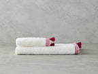 Colorful Lines Cotton Fringed Face Towel 50x80 cm (view 11)