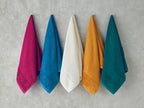 Velvet Touch Cotton Face Towel 50x80 cm - Yellow (view 3)