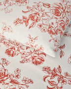 Rosey Violen Printed Summer Blanket Set Orange (view 4)