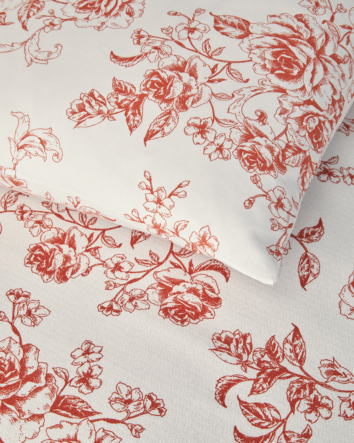 Rosey Violen Printed Summer Blanket Set Orange (view 4)
