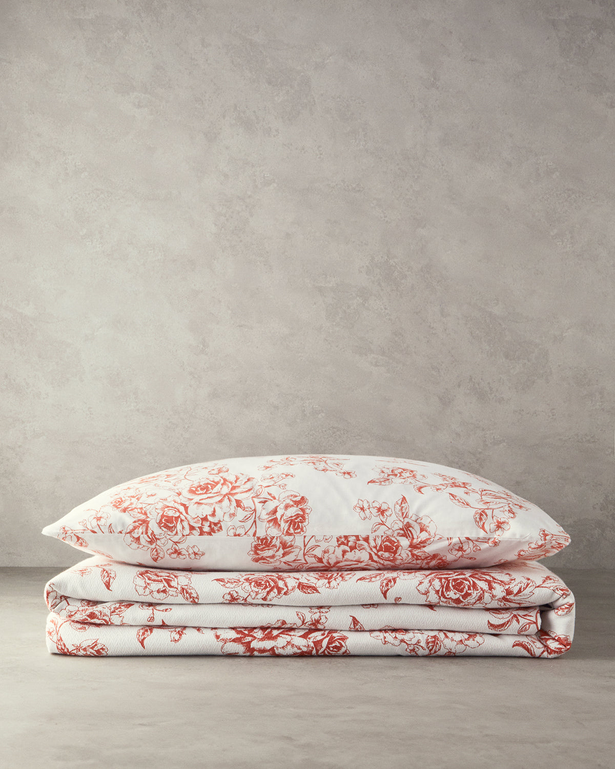 Rosey Violen Printed Summer Blanket Set Orange (view 5)
