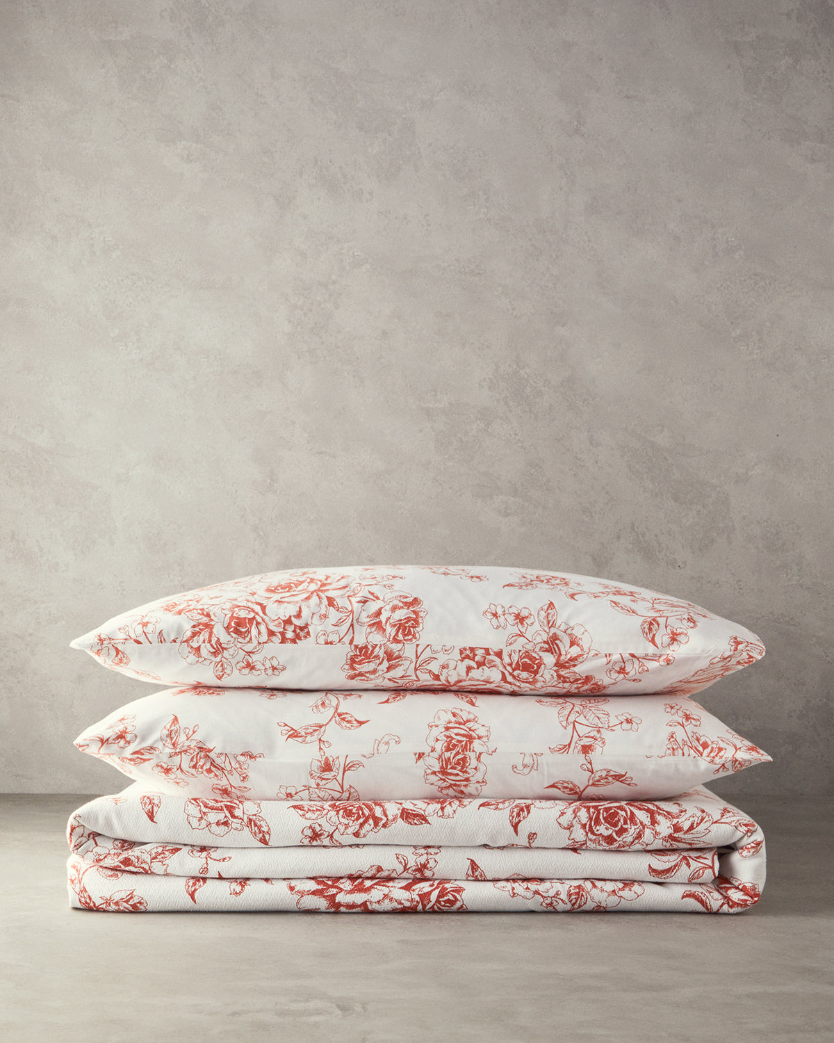 Rosey Violen Printed Summer Blanket Set Orange (view 10)