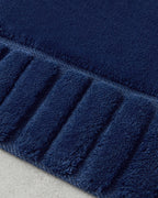 Pearly Cotton Bath Mat Set 60x90 + 40x60 cm Navy Blue (view 3)