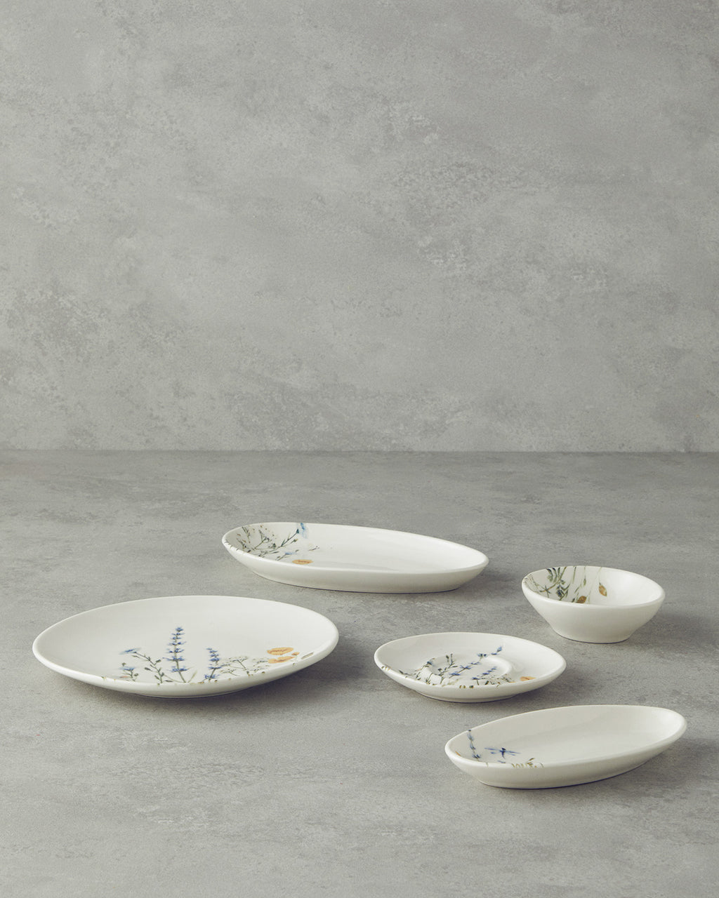 Balmy Porcelain Breakfast Set 20 Pieces, 6 Servings. Blue - Yellow (view 2)