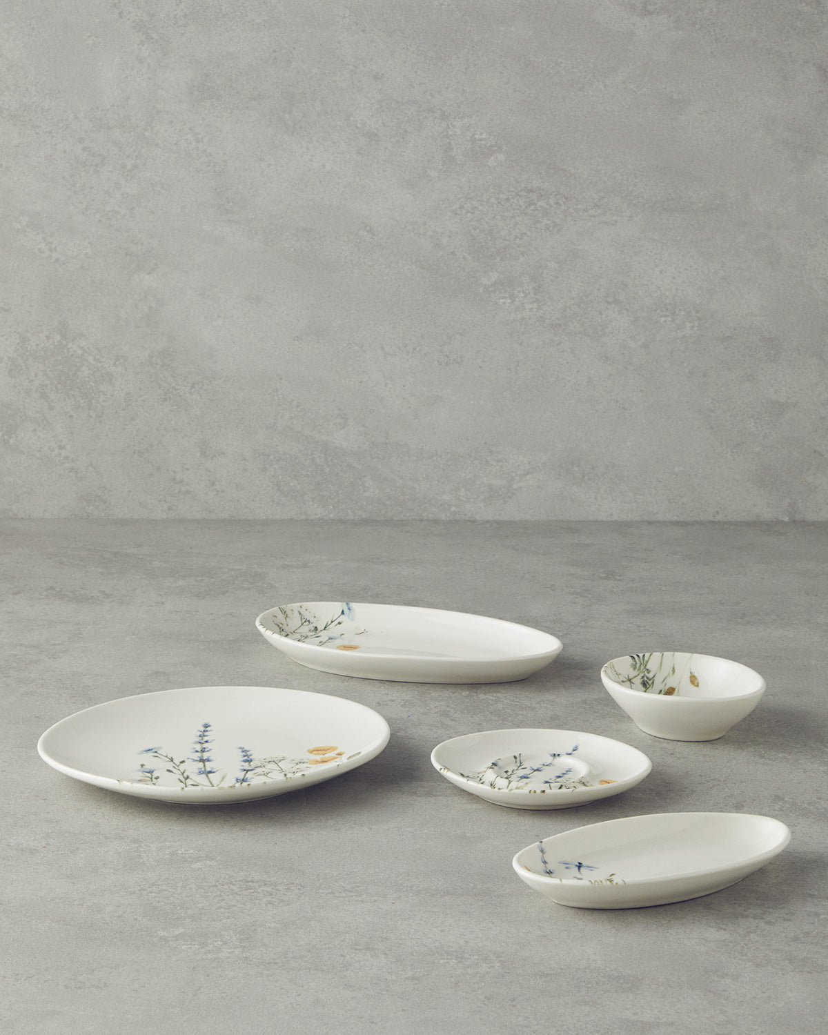 Balmy Porcelain Breakfast Set 20 Pieces, 6 Servings. Blue - Yellow (view 2)
