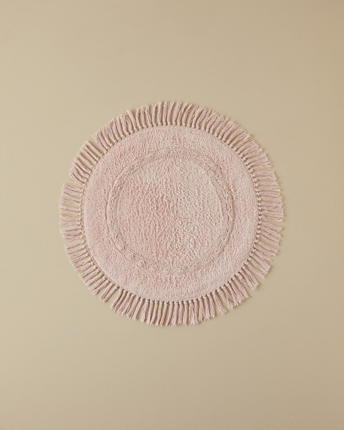 Falbelo Cotton Fringed Bath Mat 90x90 cm (view 4)