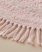 Falbelo Cotton Fringed Bath Mat 90x90 cm (view 5)