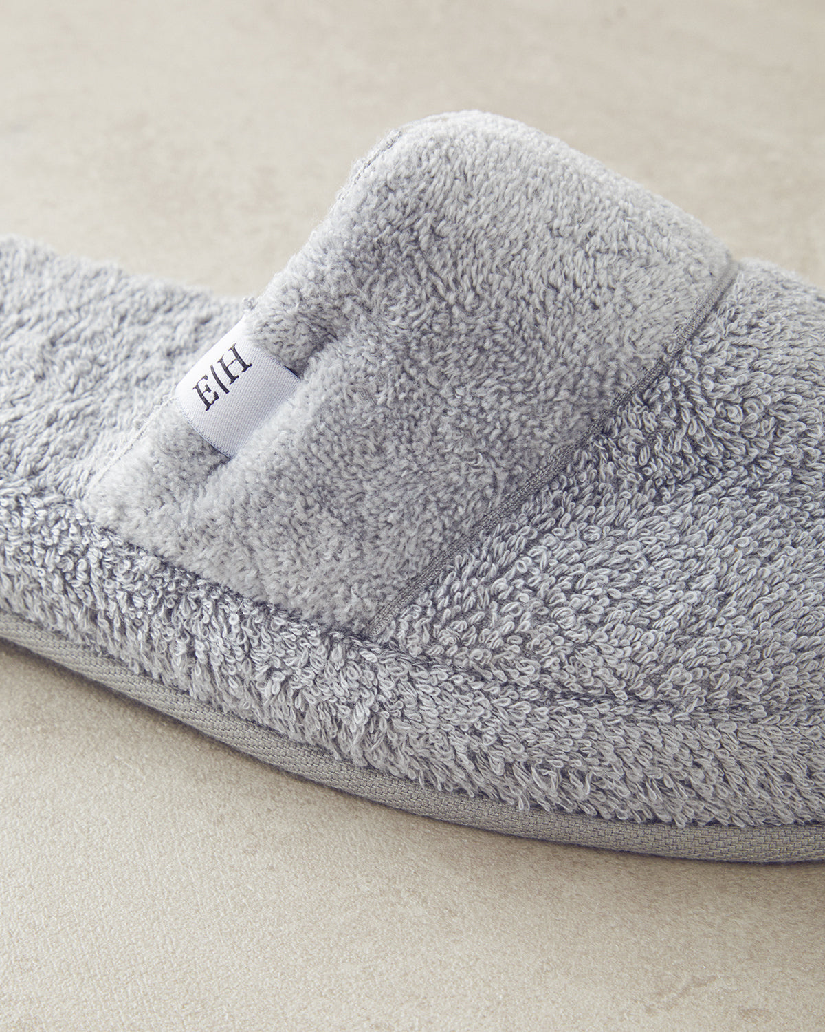 Melinda Bamboo Bathroom Slippers 36-40 Dark Gray (view 3)
