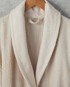 Summer Cotton Bathrobe - Navy Blue - S-M (view 2)