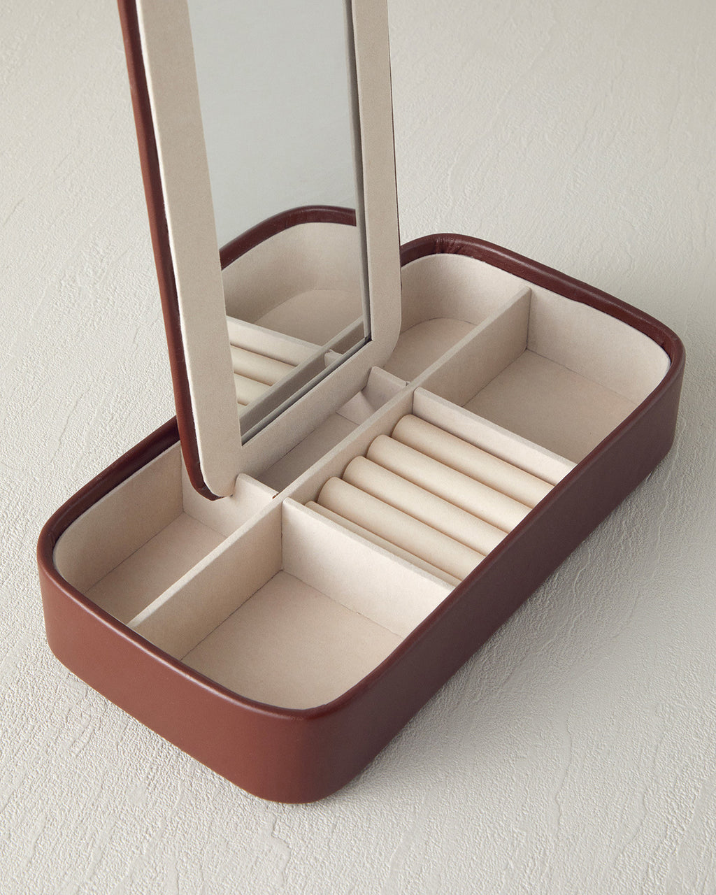 Ally Jewelry Box 25x12 cm Maroon (view 2)