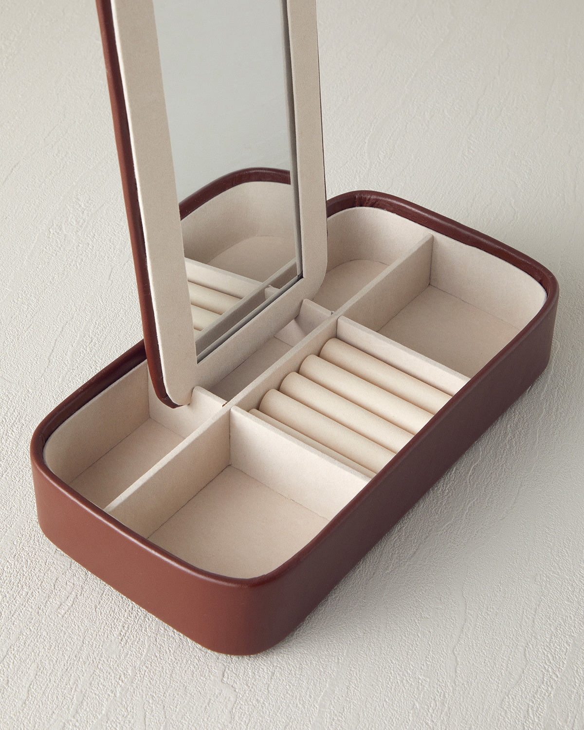 Ally Jewelry Box 25x12 cm Maroon (view 2)