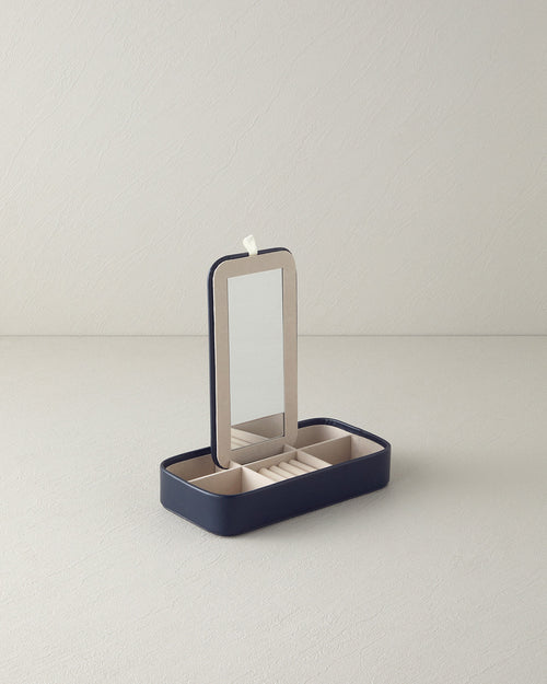 Angela Jewelry Box 25x12 cm Navy Blue