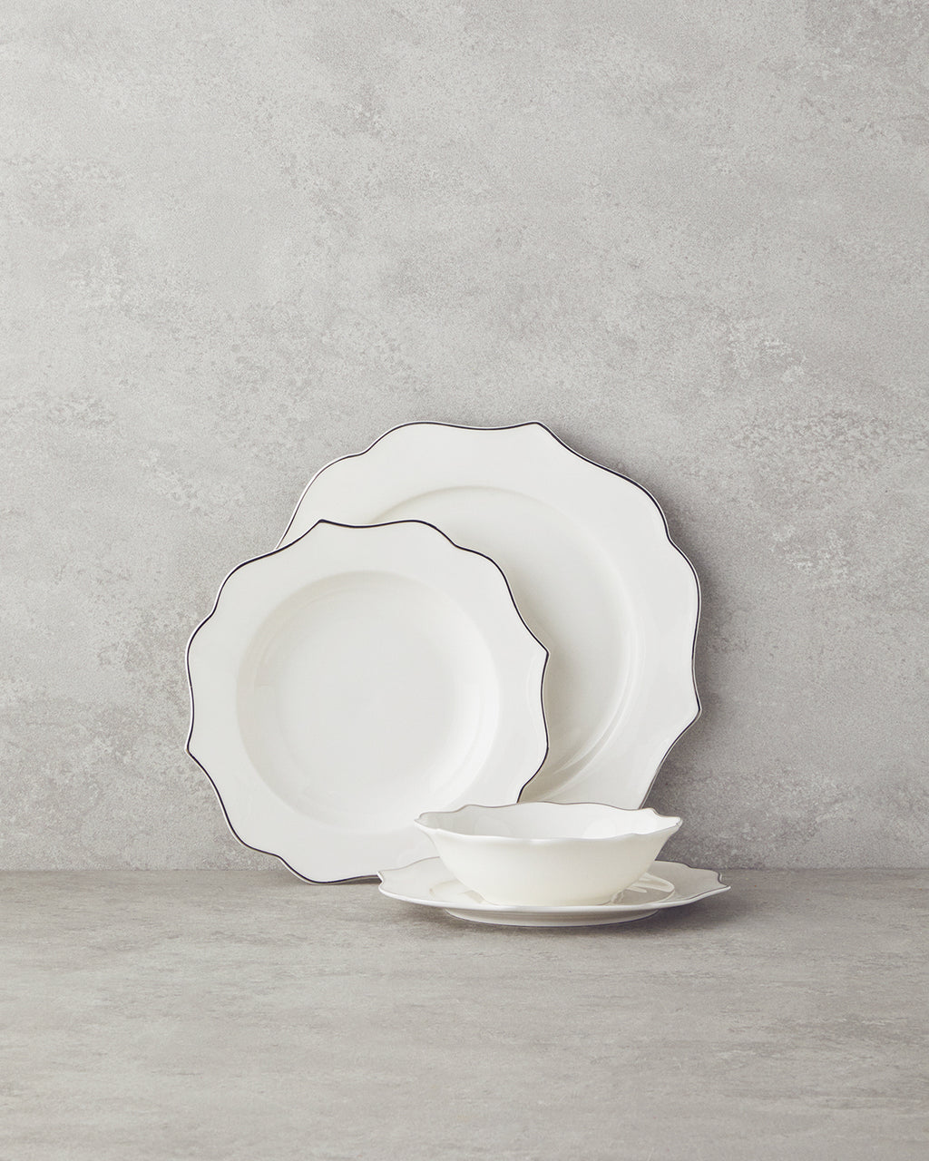 Valencia Bone Porcelain Table Set 27 Pieces, 6 Servings (view 6)