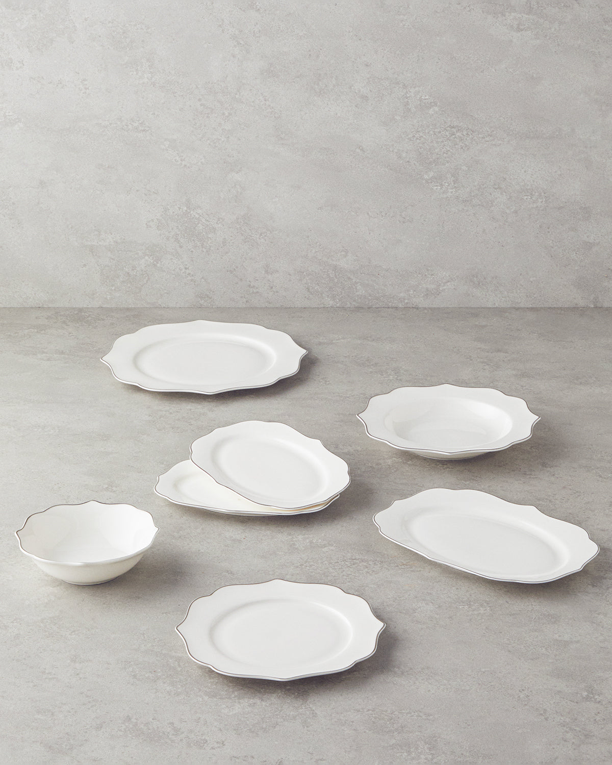 Valencia Bone Porcelain Table Set 27 Pieces, 6 Servings (view 7)