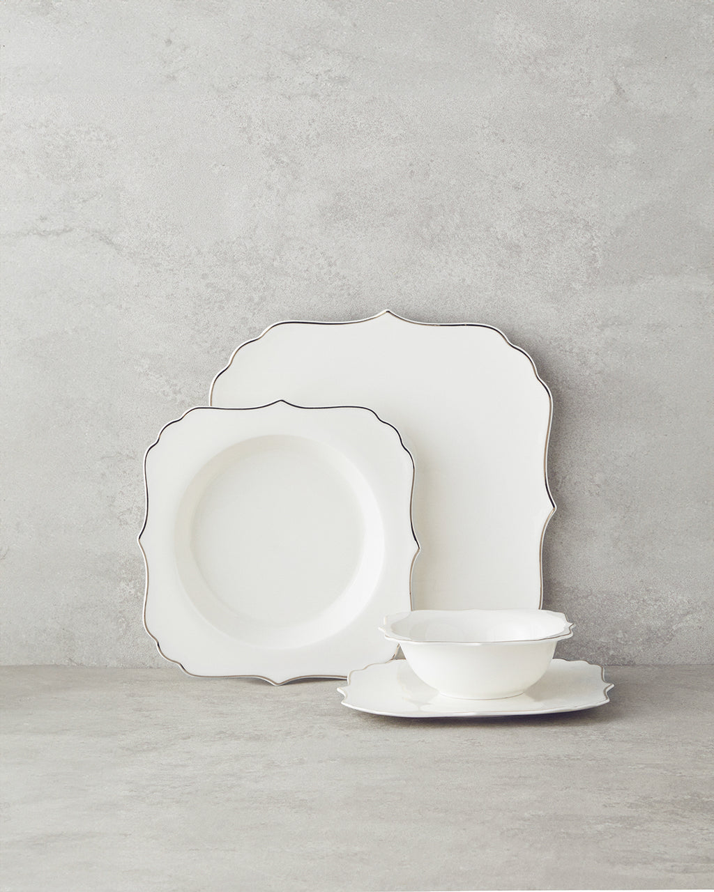 Napoli Bone Porcelain Table Set 27 Pieces, 6 Servings (view 6)