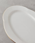 Porcelain Rectangular Plate Gold (view 7)