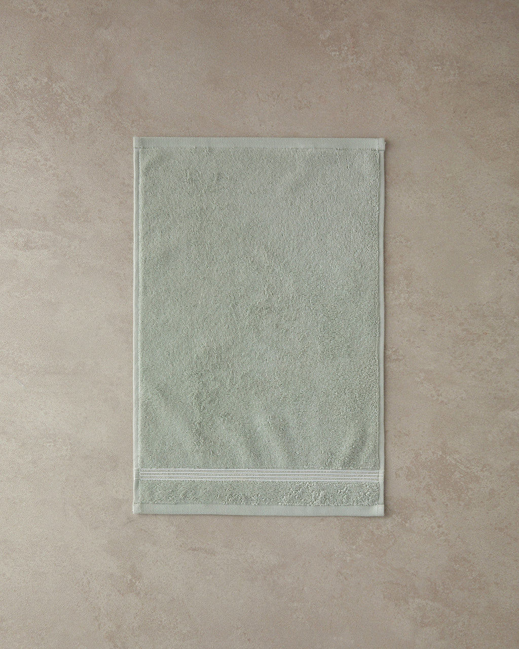 Shiny Stripe Cotton Glitter Face Towel Set 30x45+50x80 cm Sea Green (view 2)