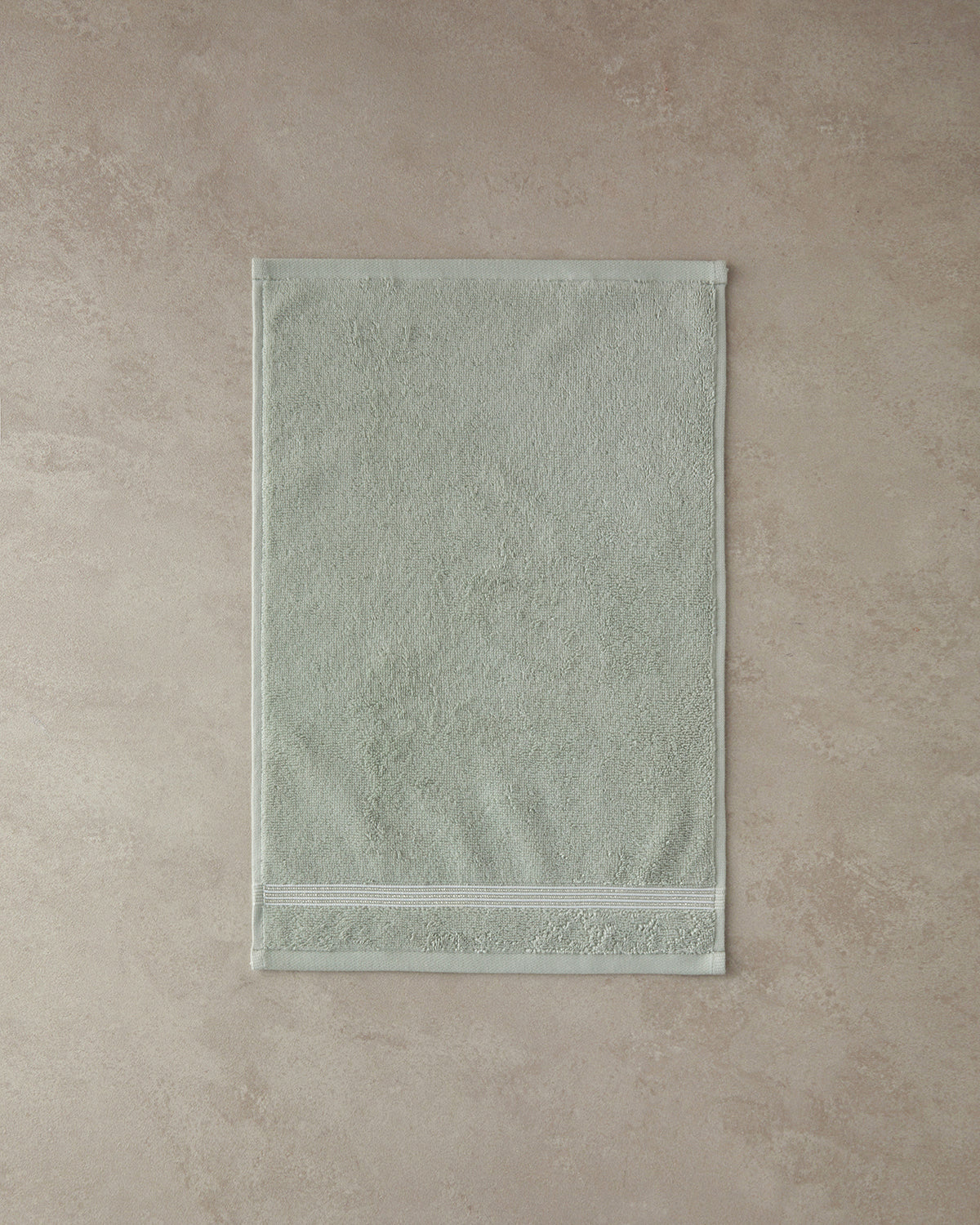 Shiny Stripe Cotton Glitter Face Towel Set 30x45+50x80 cm Sea Green (view 2)