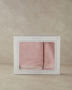 Rattan Cotton Glitter Face Towel Set 30x45+50x80 cm Pink (view 3)