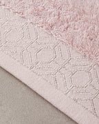 Rattan Cotton Glitter Face Towel Set 30x45+50x80 cm Pink (view 4)