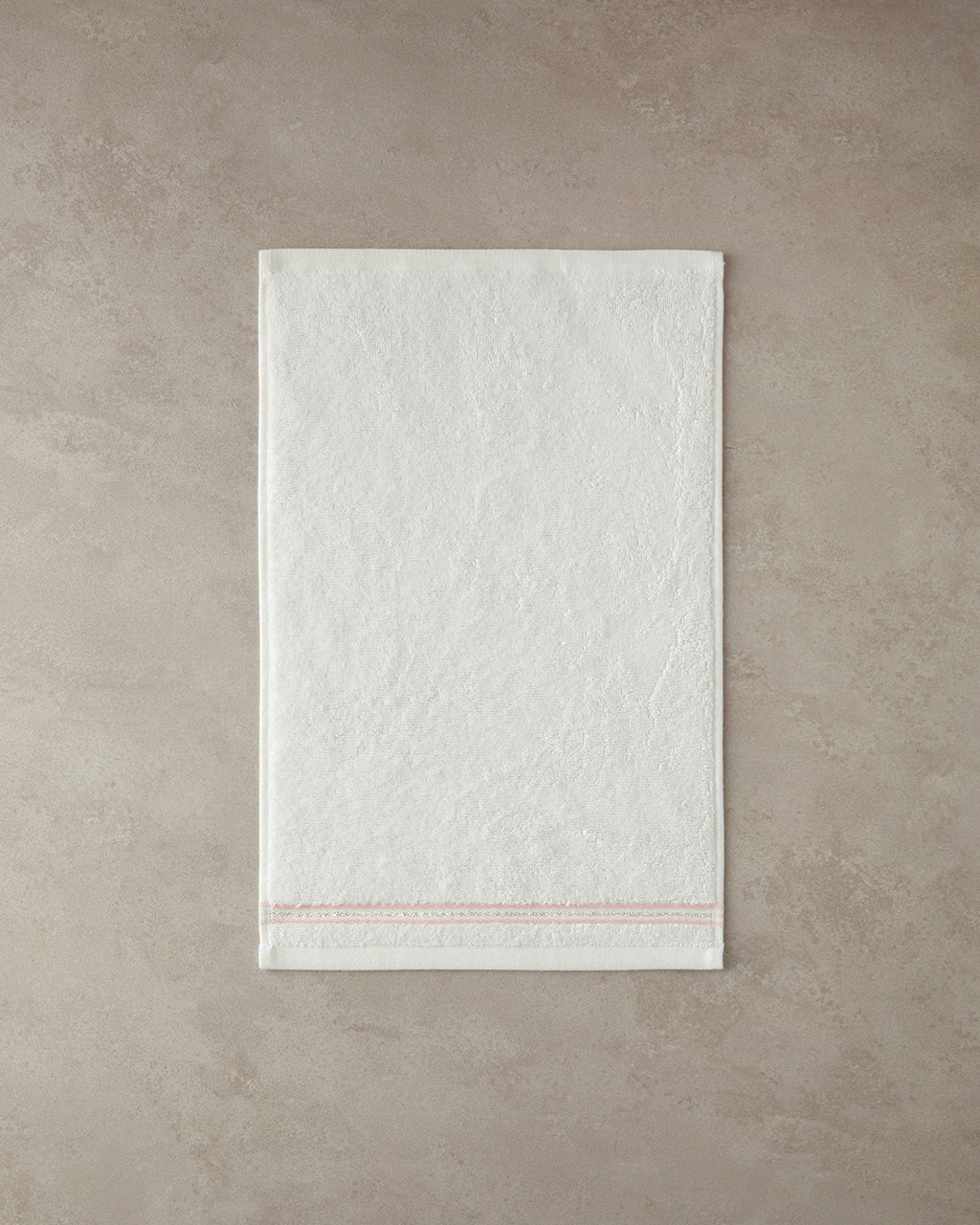 Polly Cotton Embroidered Face Towel Set 30x45+50x80 cm Ecru (view 2)