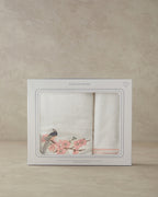 Polly Cotton Embroidered Face Towel Set 30x45+50x80 cm Ecru (view 3)