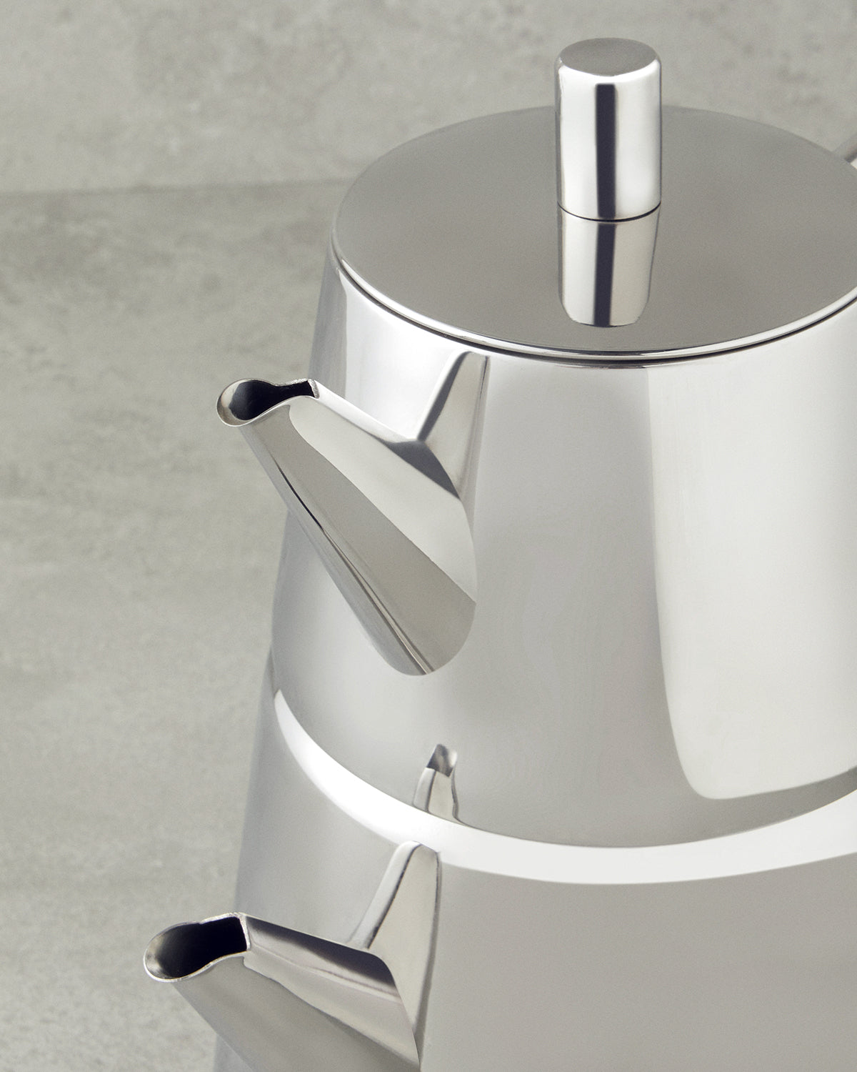 Aden Steel Tea Pot 0.70+1.8 L Silver (view 3)
