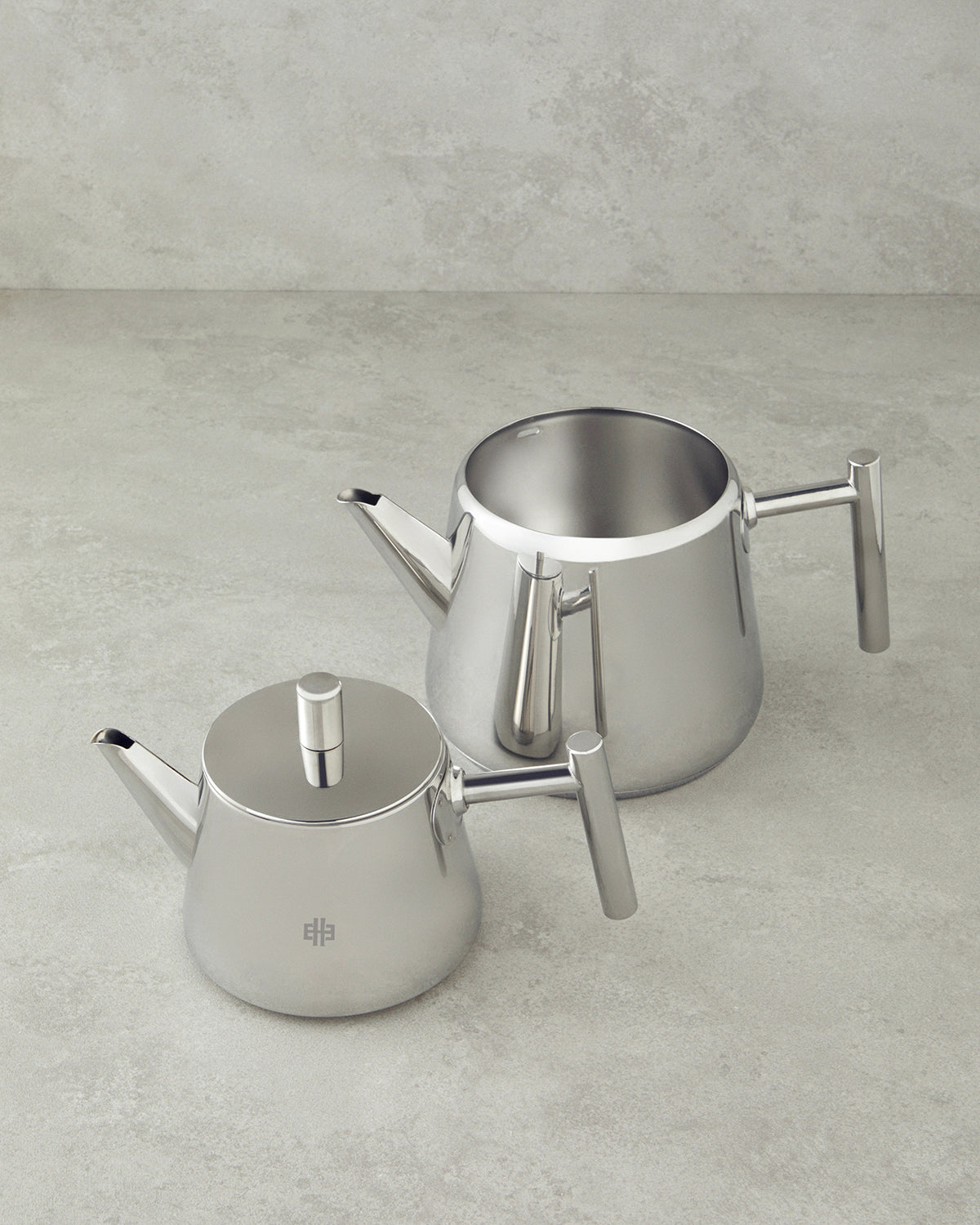 Aden Steel Tea Pot 0.70+1.8 L Silver (view 4)