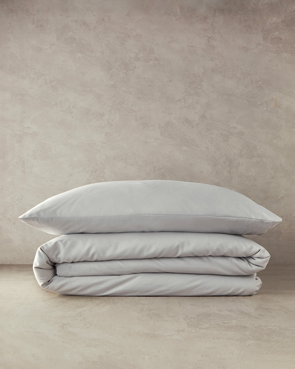 Nova Premium Soft Cotton Duvet Cover Set Gray (view 6)